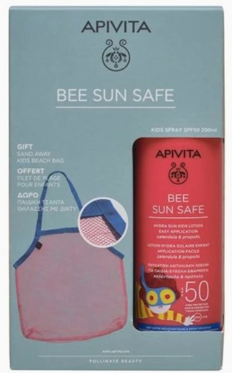 Apivita Pakket Suncare Bee Sun Safe Hydra Sun Kids Lotion + Beach Bag