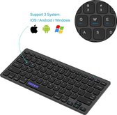 Imtex Toetsenbord Draadloos - Bluetooth Keyboard - QWERTY NL Toetsenbord Zwart