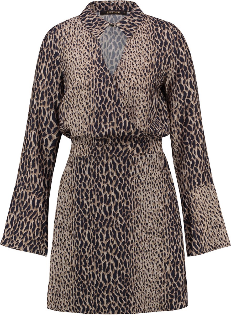 Supertrash - Jurk - Jurken Voor Vrouwen - Panterprint - 34