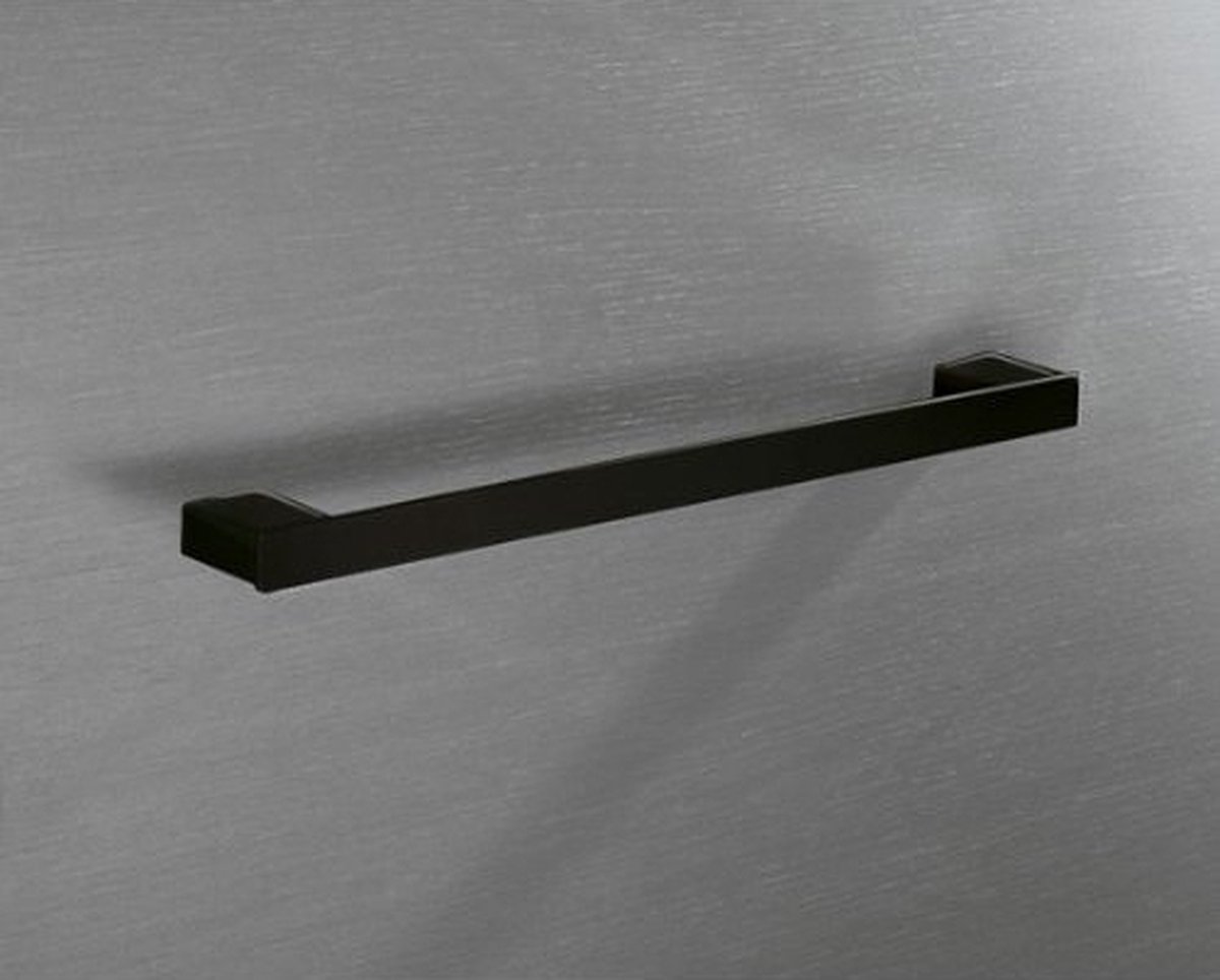 Gedy handdoekstang 45cm 44,2x5,4x2,4cm LOUNGE mat zwart