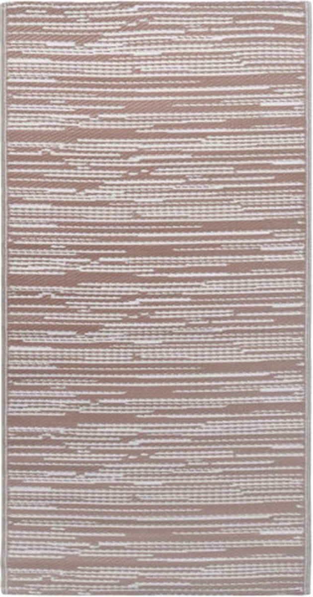 vidaXL - Buitenkleed - 80x150 - cm - PP - bruin