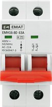 EMAT hoofdschakelaar 2-polig 63A (85005001)