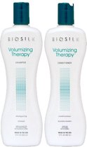 Biosilk Volumizing Therapy Shampoo 355ml + Conditioner 355ml