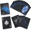Afbeelding van het spelletje Party or Naughty - Waterdichte kaarten - Luxe kaartspel - Speelkaarten - Pokerkaarten - Drankspel kaarten - Blauw