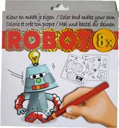 Kleur en maak je Eigen Figuurtjes - Robots