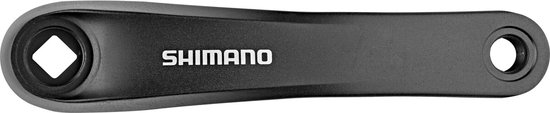 Crankstel 6/7/8 speed Shimano FC-TY501 175mm 42x34x24T - zwart - Shimano