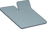 Homee splittopper Hoeslaken Jersey Stretch blauw grijs - 140x200/210/220 cm hoogte 10 t/m 12 cm - 100% katoen