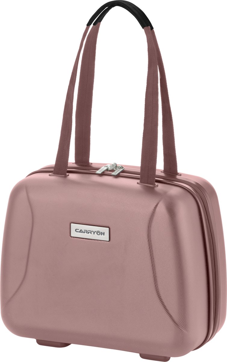 CarryOn Skyhopper Beautycase 13 Ltr - Make up Koffer - Luxe Toilettas - Cijferslot - Maat: 33,5 x 28 x 18 -Roze