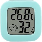 4cm Mini Thermometer Digitaal Binnen Groen CX0726
