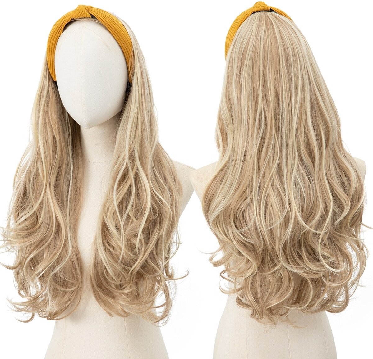BaykaDecor - Luxe Hoofdband Nep Haar - Pruik - Haarband - Haren - Haarbanden - Verzorging - Cadeau - Verkleden - Dames - Blond - BaykaDecor