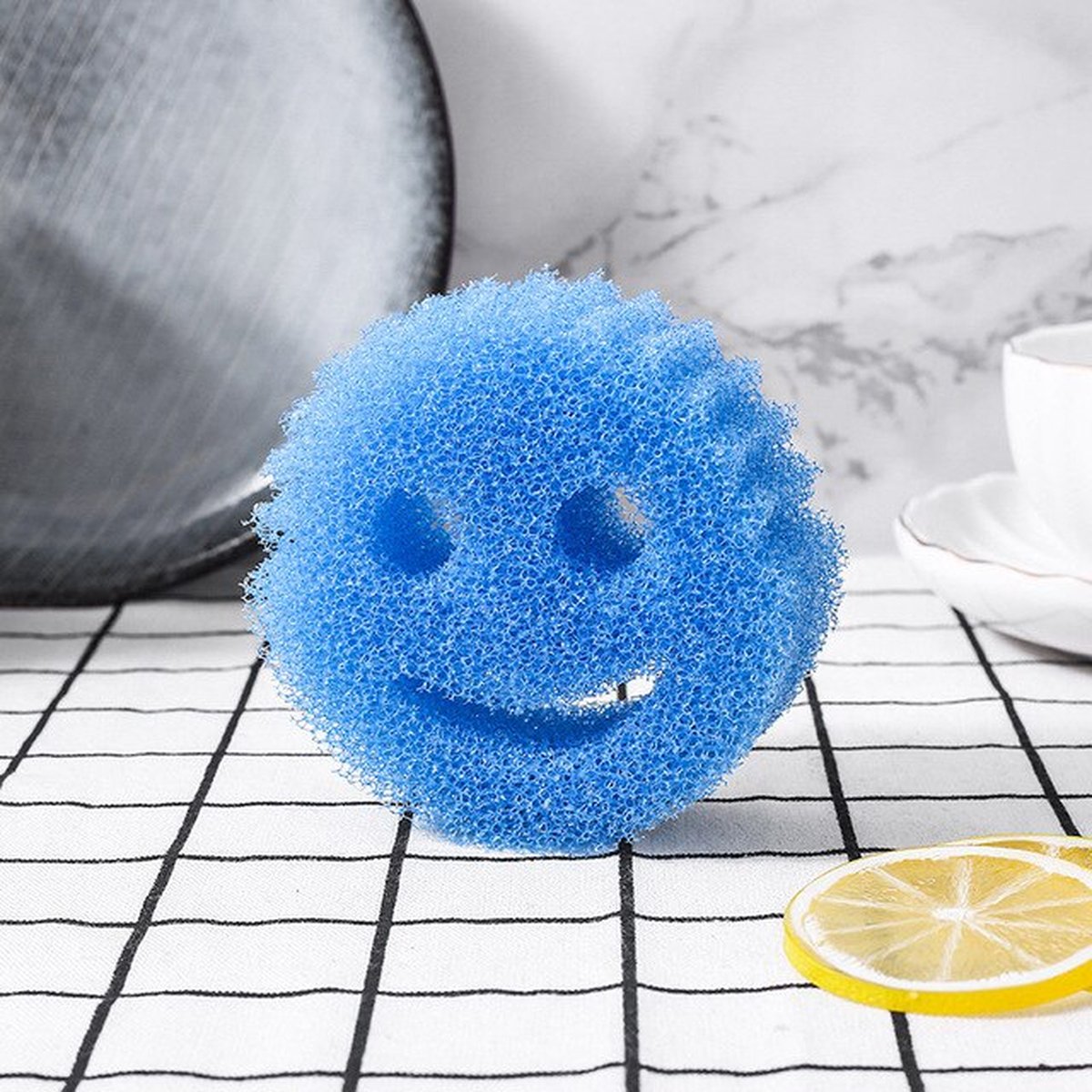 Scrub Daddy Colors Eponge Smiley Anti-Rayures, Eponge Vaisselle