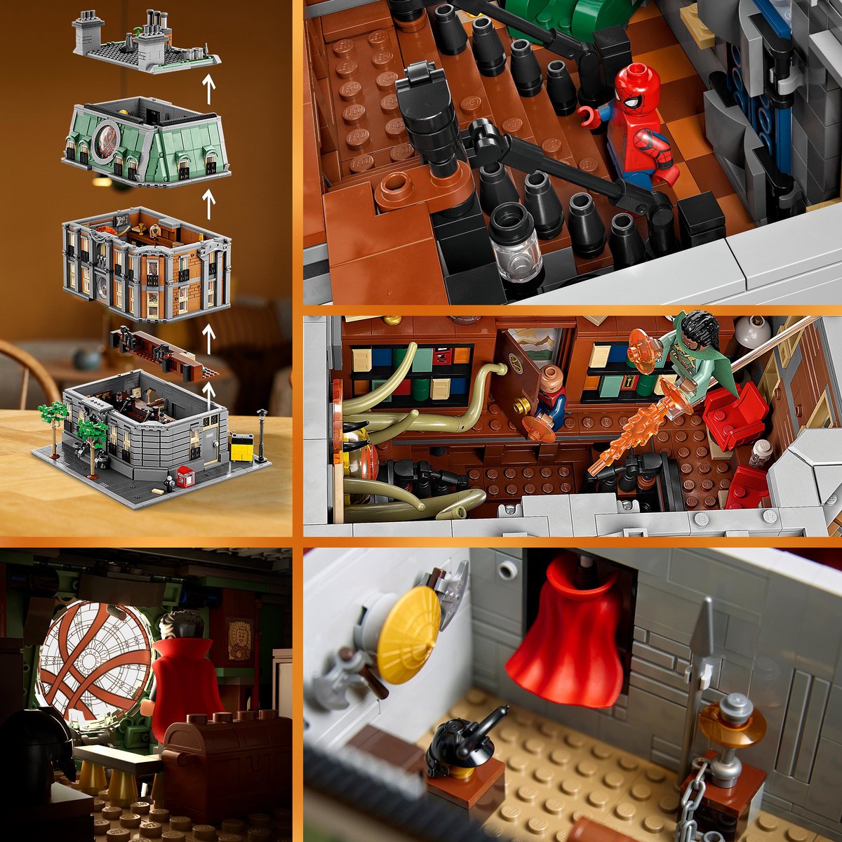 LEGO Marvel Sanctum Sanctorum Collectible met Iron Man en Doctor Strange Minifiguren - 76218 — afbeelding 15