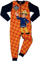 Brandweerman Sam onesie - jumpsuit / pyjama / huispak - maat 122/128