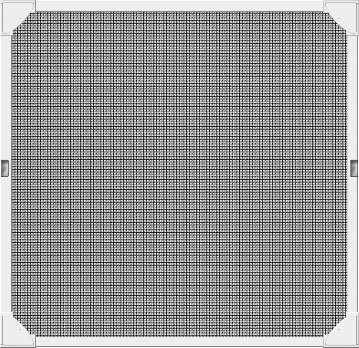 Schellenberg 50746 magneetvenster horrengaas 100 x 120 cm, montage buitenzijde, wit