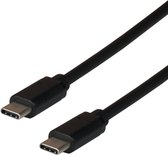 EFB-Elektronik EBUSBC-USB20CK.0,5 USB-kabel 0,5 m USB 2.0 USB C zwart