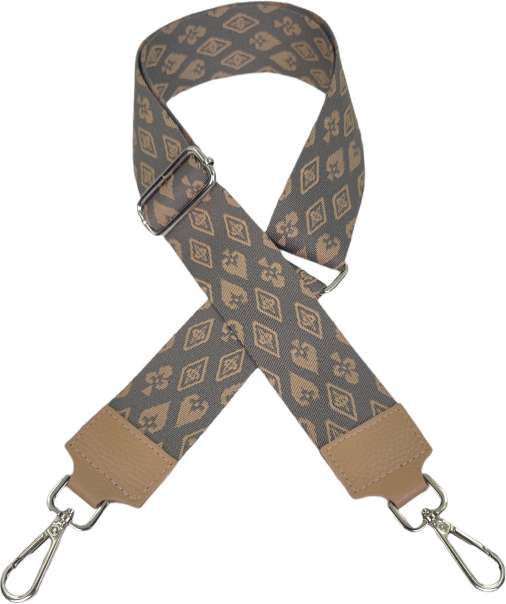 Qischa® Bag strap - Tassenriem - Schouderband - Schouderriem - Tassen Riem - Tas Hengsel - Verstelbare Riem - bruin, camel