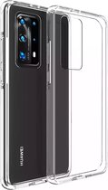 Hoesje Geschikt voor Huawei P40 silicone back cover/Transparant hoesje