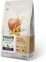 4x Vigor & Sage Kattenvoer Well-Being Ginseng 2 kg