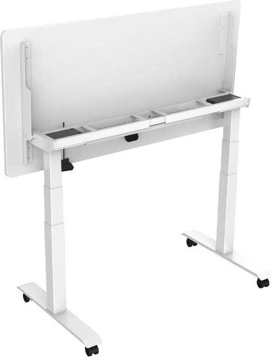Euroseats Réglable électriquement - Bureau pliant et mobile - 160x80 cm - Wit