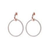Dangle earrings with Open Heart Elements WSBZ01264.WR