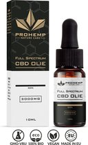 Prohemp CBD olie 30% - Full Spectrum - 10ml - 3000 mg Premium CBD