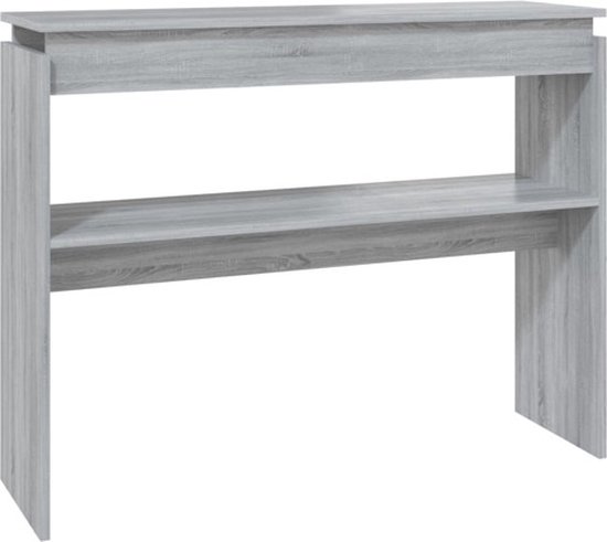 vidaXL - Sidetable met 2 lades 2 schappen - Oud hout - Bewerkt hout - 72.5 cm | Leen Bakker