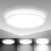 Bol.com B.K.Licht plafondlamp - LED Paneel - dimbaar - indirect licht - led plafonniére - Ø29.3cm - 4.000K - 2.400Lm - 18W aanbieding
