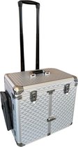 Pedicure koffer/trolley - Professional Pedicure Case - Zilver Disco