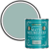 Rust-Oleum Blauw Afwasbaar Matte Meubelverf - Kustblauw 750ml