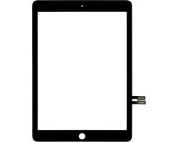 VOOR IPAD 2021 - 9th gen - A2602 - A2603 - A2604 - A2605 - ZWART - BLACK - DIGITIZER TOUCH SCREEN ECRAN TACTILE AANRAAK SCHERM + ADHESIVE