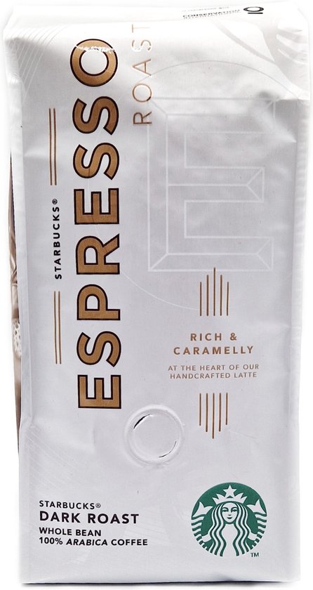Starbucks Espresso Dark Roast Coffee - grains de café - 4 sacs de 450  grammes