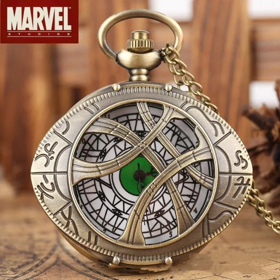 Doctor Strange Zak Horloge - Marvel - Steampunk - DonkerGoudkleurig - Antiek...