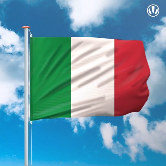 Grand Drapeau Italien 90x150cm - Drapeau Italie - de Heble® ***