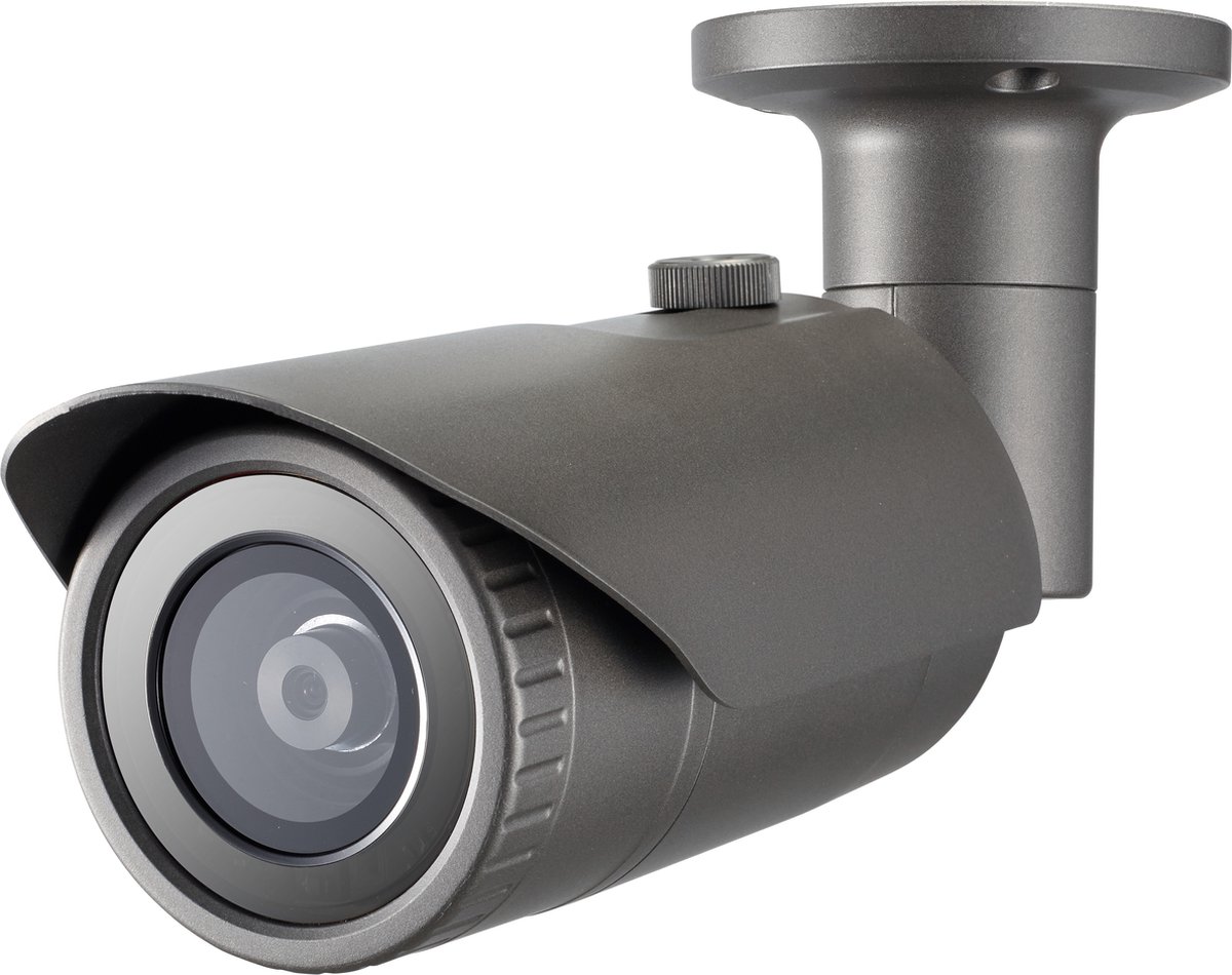 Hanwha QNO-7010R, IP-beveiligingscamera, Buiten, Bedraad, Plafond/muur, Grijs, Rond
