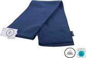 P&T Kinder Sjaal - Micro Fleece - Donker Blauw - 140 x 16 cm
