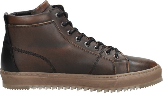 PME Legend Titon Hoge sneakers - Leren Sneaker - Heren - Bruin - Maat 44