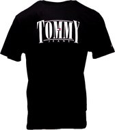 Tommy Hilfiger TJM CLSC ESSENTIAL Serif Tee Heren T-Shirt - Zwart - Maat XL