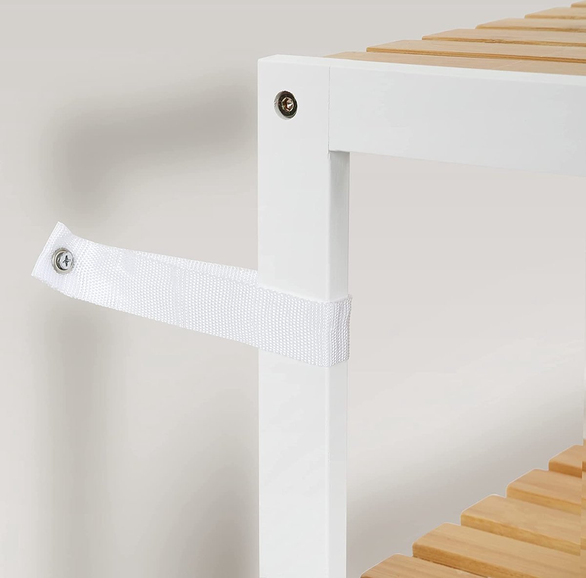 SONGMICS Bamboe plank met 3 verstelbare niveaus