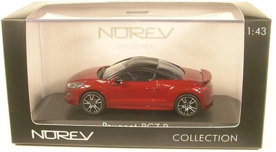 NOREV 1/18  PEUGEOT RCZ-R 2014 レッド Norev 1:18 Peugeot RCZ R Année 2014 rouge avec noir mat Toit