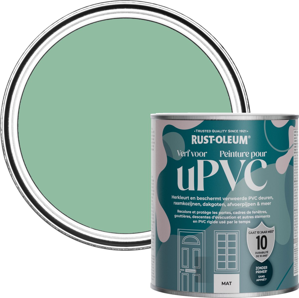 Rust-Oleum Groen Verf voor PVC - Wanderlust 750ml