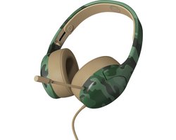 Qware Gaming - Headset - New Orleans - Geschikt voor Playstation 4 - Playstation 5 - PC - Multi platform - Forest Camo Green