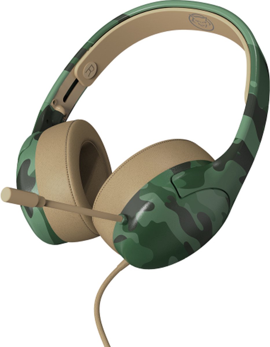Qware Gaming - Headset - New Orleans - Geschikt voor Playstation 4 - Playstation 5 - PC - Multi platform - Forest Camo Green