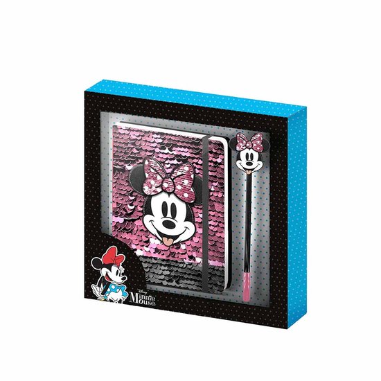 Disney minnie mouse notebook with pen gift set lollipop 100