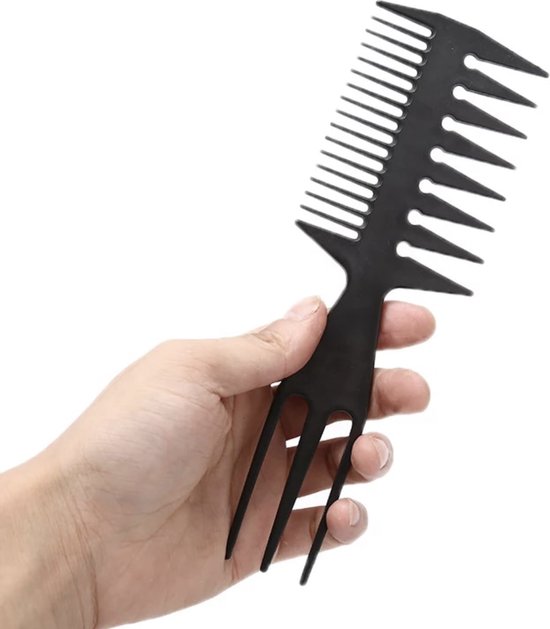 Peigne large 3 voies - Outil de Tuning noir - Peigne de coiffeur - Peigne à  Cheveux -... | bol