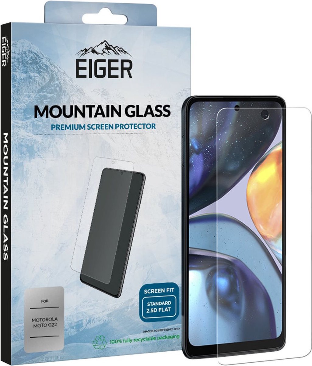 Eiger Motorola Moto G22 Tempered Glass Case Friendly Plat