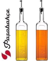Homemade Olie- en Azijnset - Glas- 2st - 500ml