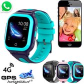 GPSHorlogeKids© - GPS horloge kind - smartwatch kinderen - WhatsApp - 4G videobellen - spatwaterdicht - SOS alarm - incl. SIM - OMNI Blauw