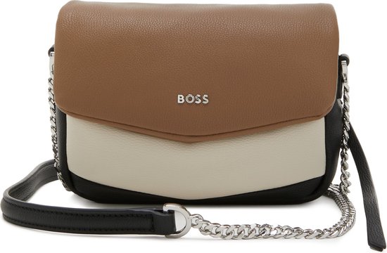 Hugo Boss BOSS Sac à bandoulière pour femmes Faux cuir - Beige | bol.com