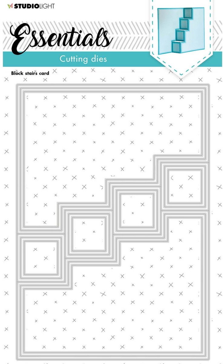 Studio Light Essentials Snijmal Block Stairs Card