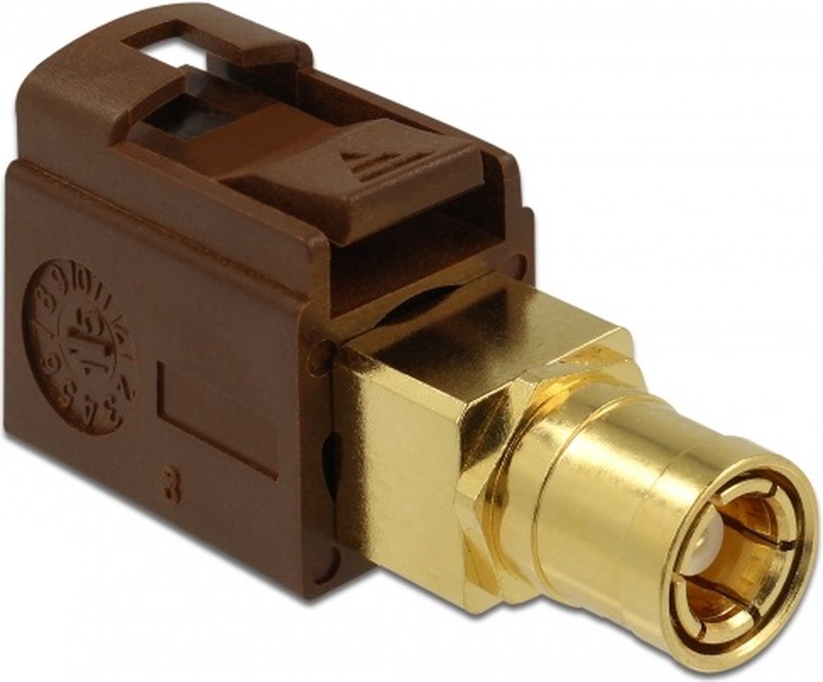 Fakra F (v) - SMB (m) adapter - 50 Ohm